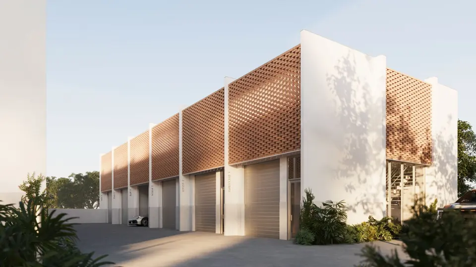 Angled view of the CAMPUS lot row